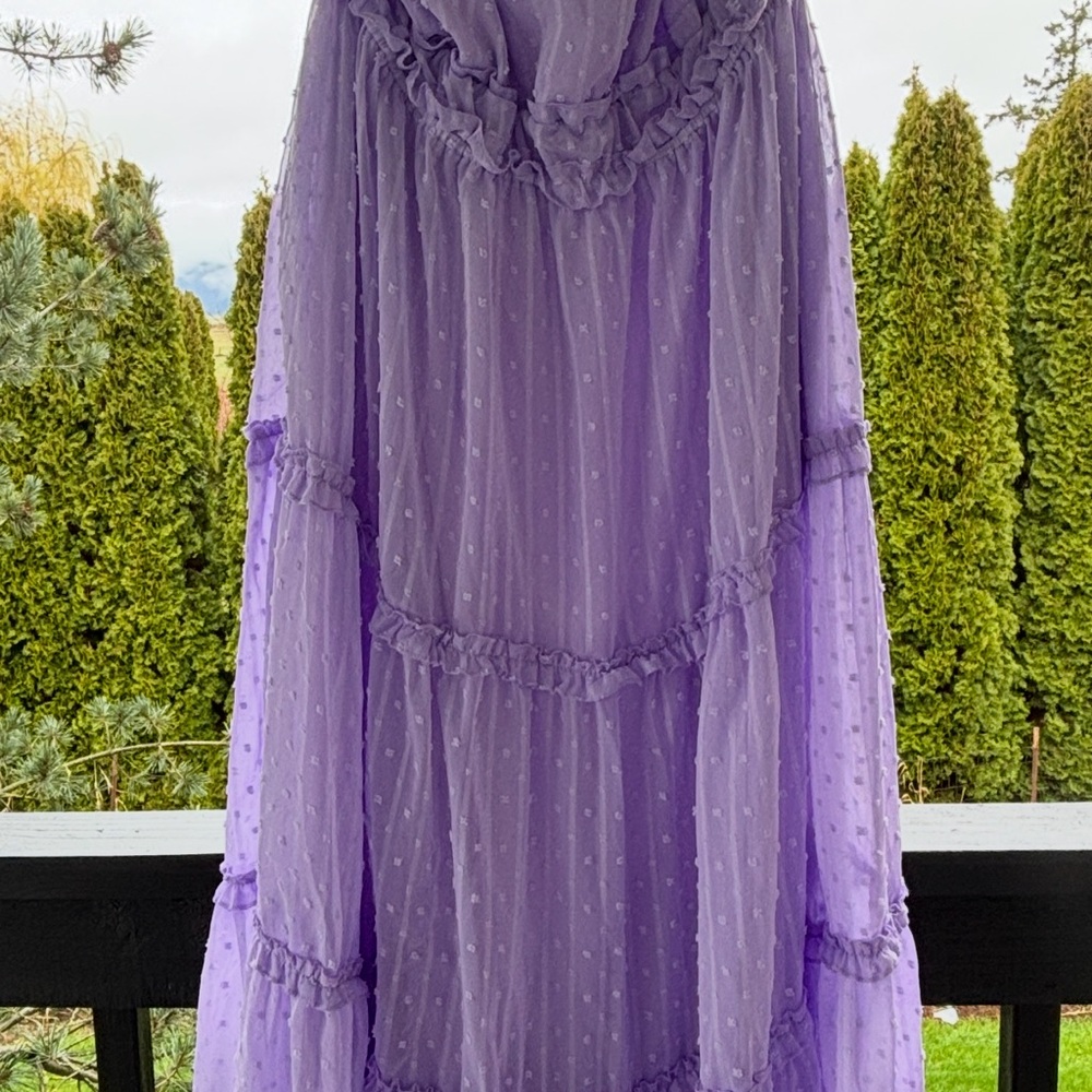 DAVI & DANI Lavender Purple Maxi Dress